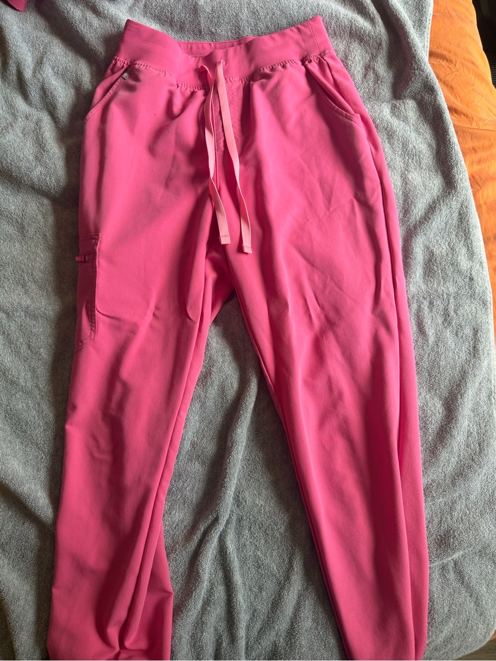 Figs Zamora High Waisted Joggers Women’s Small F’ing Pink